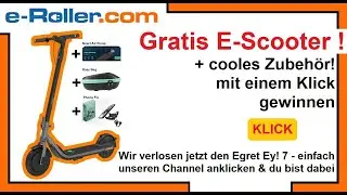 Gratis E Scooter! Wir vergeben einen Egret Ey! 7 + coolen Zubeh&ouml;r!
