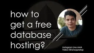 how to get free database hosting?