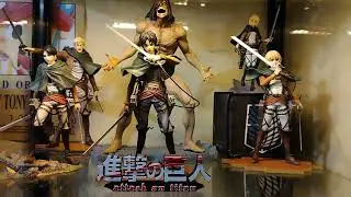 #actionfigures #aot #braveact #eren #armin #levi #historia #erwinsmith #titan