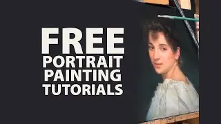 FREE portrait painting tutorials part 2. Head study master copy after Bouguereau
