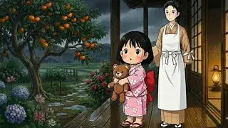 WHY Waiting for Dad on a Rainy Evening Feels So Painful 😢🌧 | Ghibli Style| Ghibli Style Video