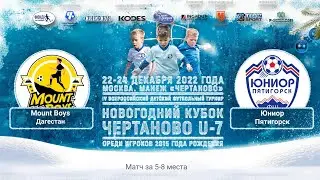 Mount Boys (Дагестан) - Юниор (Пятигорск)