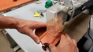 Tungsten carbide tile blade hack - air assist