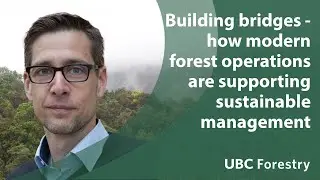 Building Bridges - How Modern Forest Operations are Supporting Sustainable Forest Management