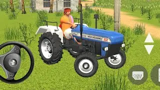 TRANSPORTING tractor driving 3d #fs22 New hollend tractor Offroding Android gameplay #gta5 #gtav