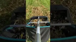 Собиратель листьев Gardena в действии 😎