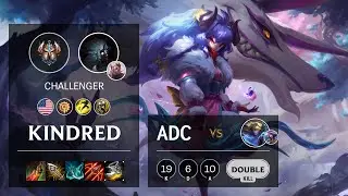 Kindred ADC vs Ezreal - NA Challenger Patch 10.20