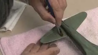 TAMIYA 1/32零戦を作る塗装編 (7/13) スミ入れ／ウォッシング