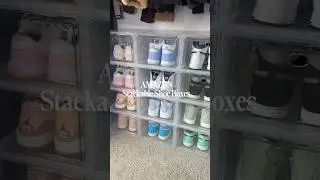 Tired of messy piles of shoes? 🔗 to shop in video description #sneakers #organization