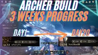 NIGHTCROWS - ARCHER BUILD AND PROGRESS FOR 3 WEEKS !