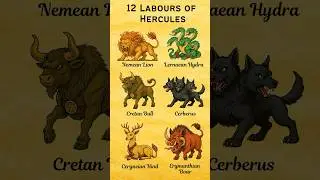 12 Labors of Hercules | PART 1 #ytshorts #shortsvideo