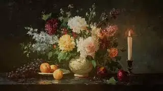 4K Moody Still Life | Atmospheric TV Art | Classical Museum Background