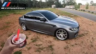 POV ICE CREAM RUN IN MY F90 M5 COMP.