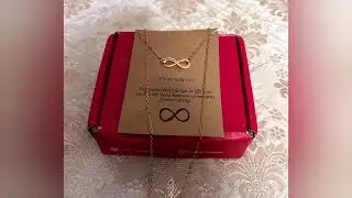 ✨ Infinity Pendant Necklace Review | Simple Gold Plated Chain for Girls & Women | Flipkart Find