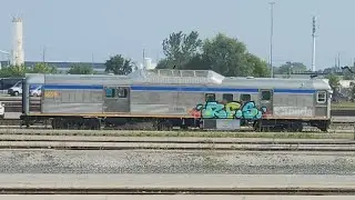 (Graffiti On RDC Budd Coach!) VIA Toronto Maintenance Centre (07/05/25)