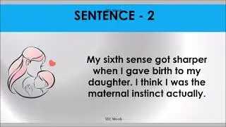 SIXTH SENSE Idiom 632 # Meaning and five sentences # SSC Words