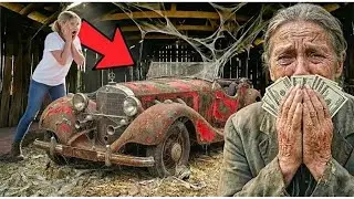 ASMR Werkstatt Restauration! 100 Jahre alter Mercedes vom Schrottplatz zum Showroom!