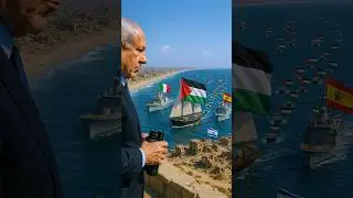 Italy & Spain Navy Ships Protect Gaza Flotilla from Israeli Drones⛵🇮🇹🇪🇸⚔️🇮🇱