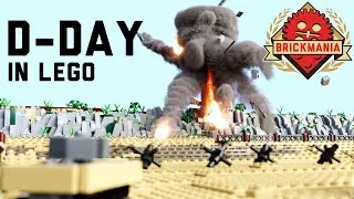 Micro Brick Battle | D-Day | Tabletop Strategy Game