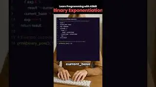 ASMR Binary Exponentiation Algorithm Explanation | Programming ASMR