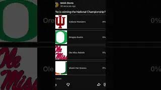 Who is the Winning the National Championship? #football#indiana #oregon #olemiss #miami #shorts #fyp