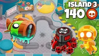Island 3, Bloonarius - 140 Pops (BTD6 Boss Rush)