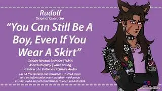 ASMR | Teasing Your Asocial Werewolf Boyfriend In A Skirt [M4M TM4TM] [Preview]