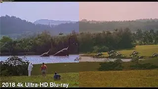 Jurassic Park - 4k/Blu-ray Comparison