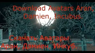 iClone 7, Character Creator. Download Avatars Aran, Damien, Incubus.