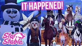 FIRST REACTION TO NEW UPDATE! Champ in the Snow! Ft Silver Foxes Nation in Star Stable - melmo