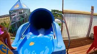 Black Hole WaterSlide at Hydromania WaterPark 2022, Rome, Italy