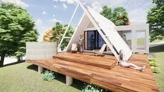Curramore Huts  flyover view 1