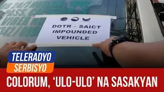 DOTr cracks down on &lsquo;ulo-ulo&rsquo; taxis, impounds six colorum vehicles | (22 May 2025)