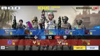 COD MOBILE | Ranked Rank Veteran Mode Domination KILL 20, EPIC COMBACK walaupun tol*l