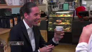 Mentalist Wayne Hoffman Performs Mind Tricks At A Local Coffee Shop! - Pickler & Ben