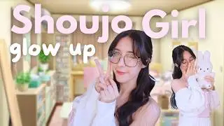 SHOUJO GIRL ♡ GLOW UP ୨ৎ ₊⊹ уход за кожей, макияж, наряд (эстетический влог)