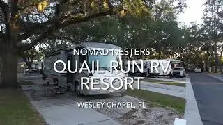 Quail Run RV Resort Wesley Chapel, FL - Quiet Park, Close to Everything!