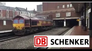 Walsall railway station - DB Cargo - 66086