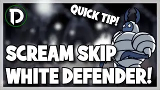 QUICK TIP - Scream Skip White Defender