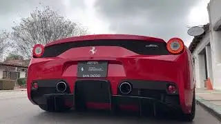 Ferrari 458 Speciale Start Up (Stock Exhaust)