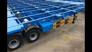 40FT 2Axle Container Skeletal Chassis Trailers