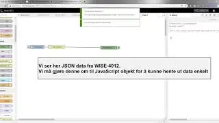 NodeRed test av REST-API opp mot WISE-4012