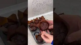 СУПЕР МЕГА ШОКОЛАДНЫЕ МАФФИНЫ🤤🤤🤤 ТАЮТ ВО РТУ😍😍😍 #маффинырецепт #маффин #маффины