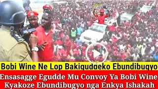 Ekigudde Ku Convoy Ya Bobi Nga Ava Ebundibugyo Olutalo Okugenda Ishaka Enkya Bikalubye