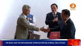 PM Modi and Lao PM Siphandone Strengthen Bilateral Relations