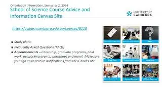 Orientation Semester 2 2024 Environmental Science and Science Course Information