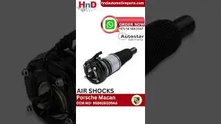 Autostar Germany FRONT COMPLETE AIR SHOCKS MECAN 2014-2018 95B616039AA #porsche