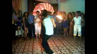 chuly manzanares (nicaragua) glowstringing and fire poi performance