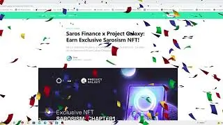 HOW TO WIN WITH SAROS FINANCE AND PROJECT GALAXY NFT