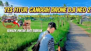 GOWES SEPEDA DENGAN FITUR CANGGIH DRONE DJI NEO2,FOLLOW MODE,SENSOR ANTI TABRAK,SMART GESTURE,DRONIE